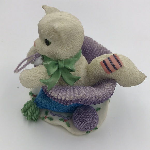 1997 Calico Kittens “Hats Off To Friends” 7C1/804 Small Collectible Figurine - Picture 5 of 11